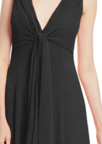 Badgley Mischka - Front Knot High-low Maxi Georgette Gown