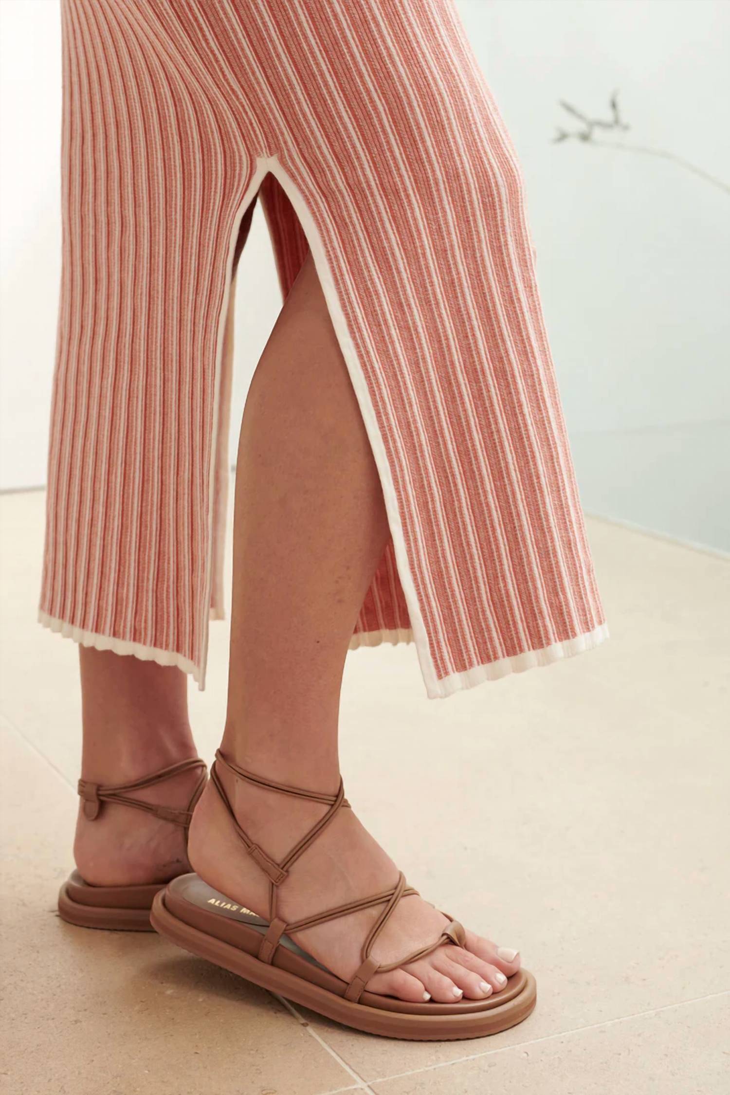 Bae The Label - Maternity Sunset Column Knit Tank Dress