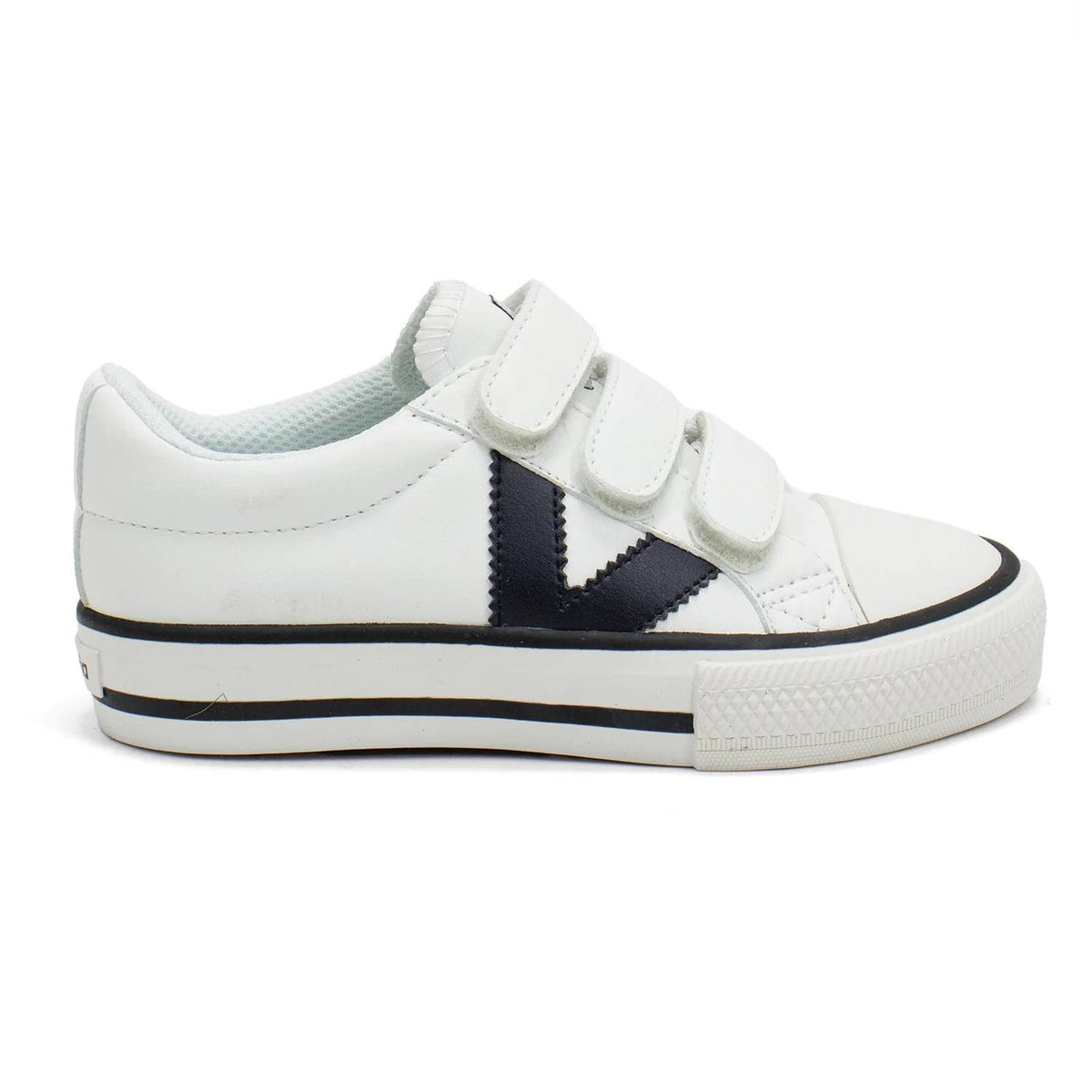 Victoria - Kids' Tribu Contrast Faux Leather Straps Sneakers