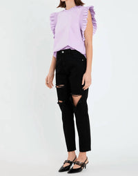 English Factory - Women's Pop It Ruffle Top