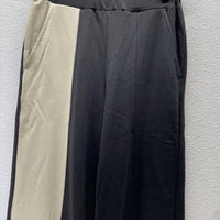 ALEMBIKA Women’s Slinky Flow Colorblock Pants in black ivory - women's pants - view 8