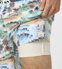 O'Neill - Men's Hermosa Elastic Waist Lined 17" Swim Trunks