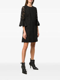 Valentino - Lace Round Neck Dress