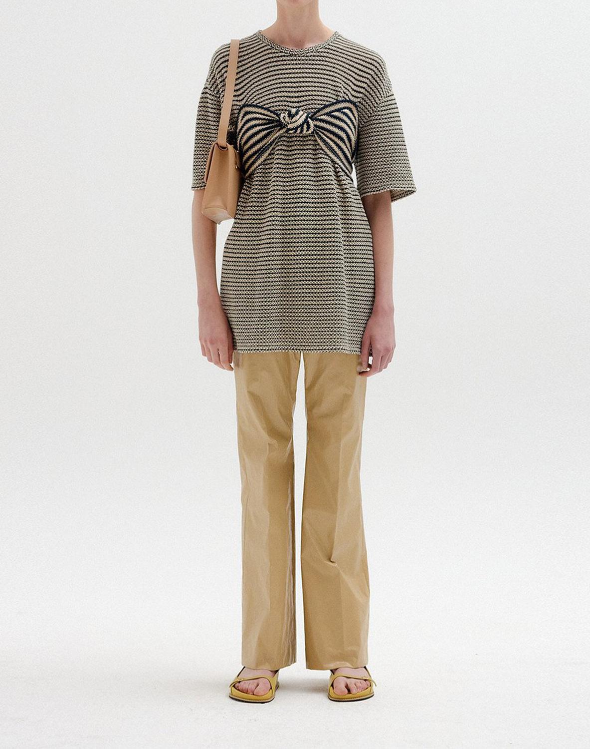Eenk - SIN KNOTTED BUSTIER T-SHIRT