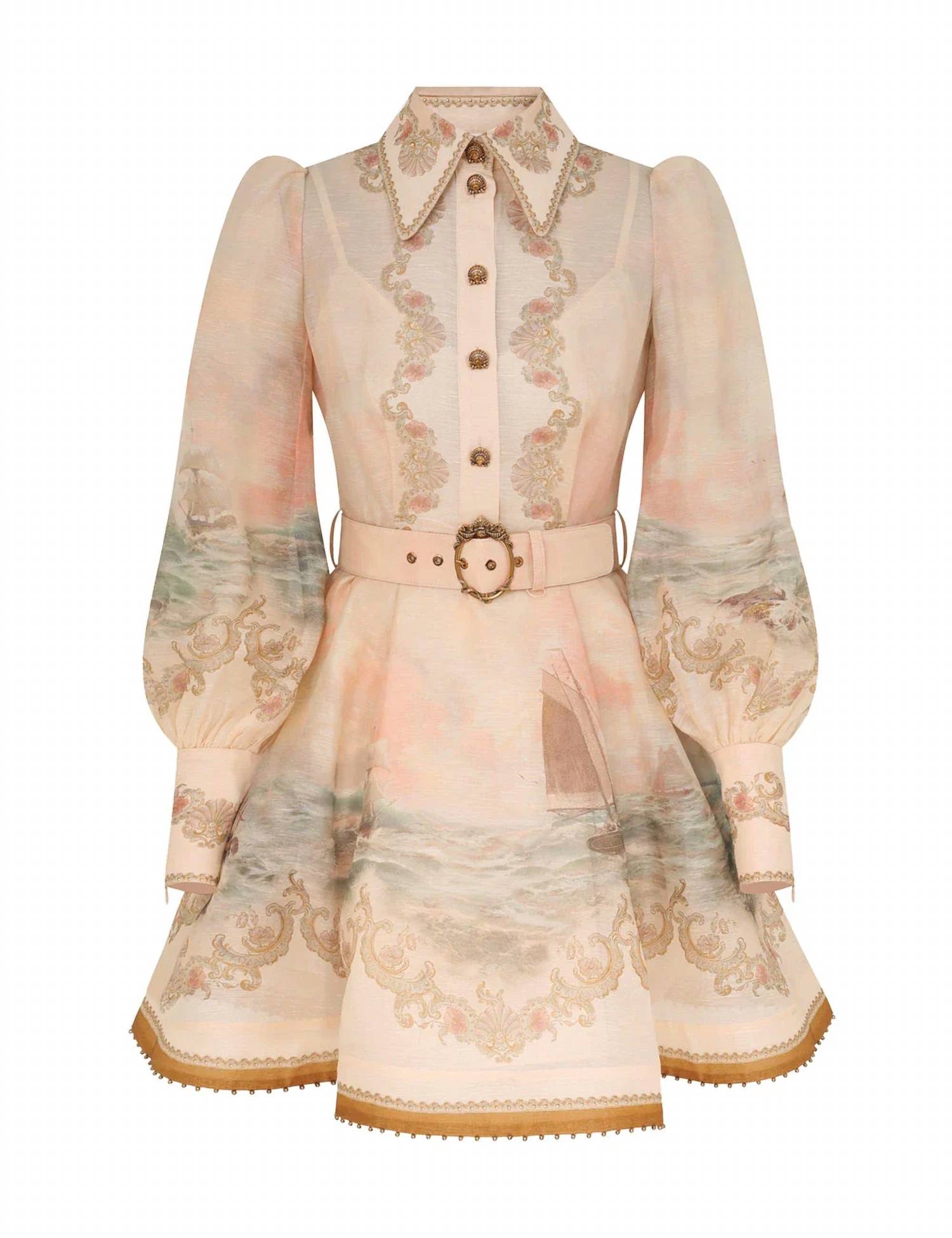 Zimmermann - Rebellion Marine Mini Dress
