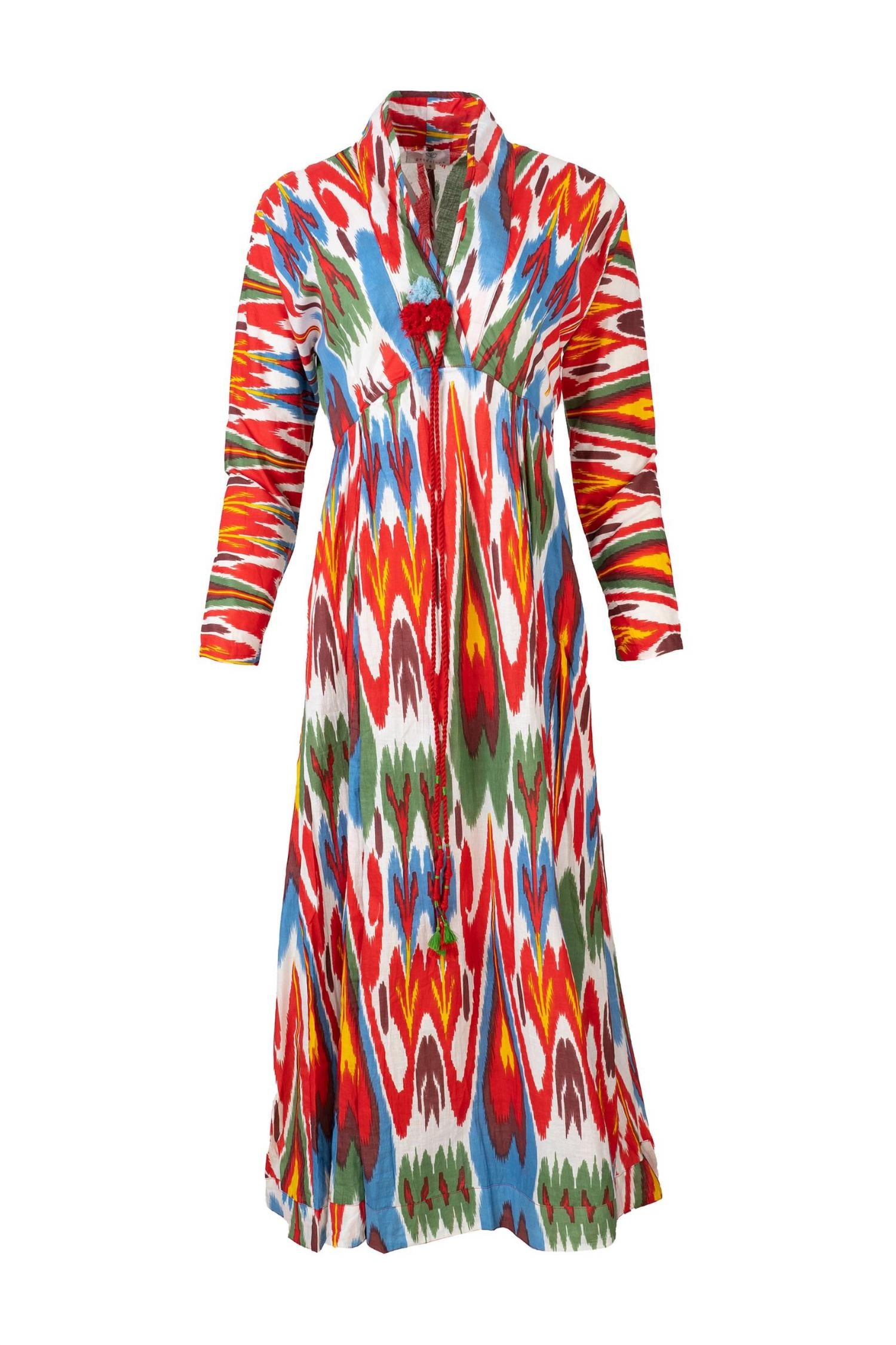 Guadalupe Design - Nora Ikat Midi Dress