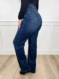 Judy Blue - Hazel Tummy Control Mid-rise Straight Leg Jeans