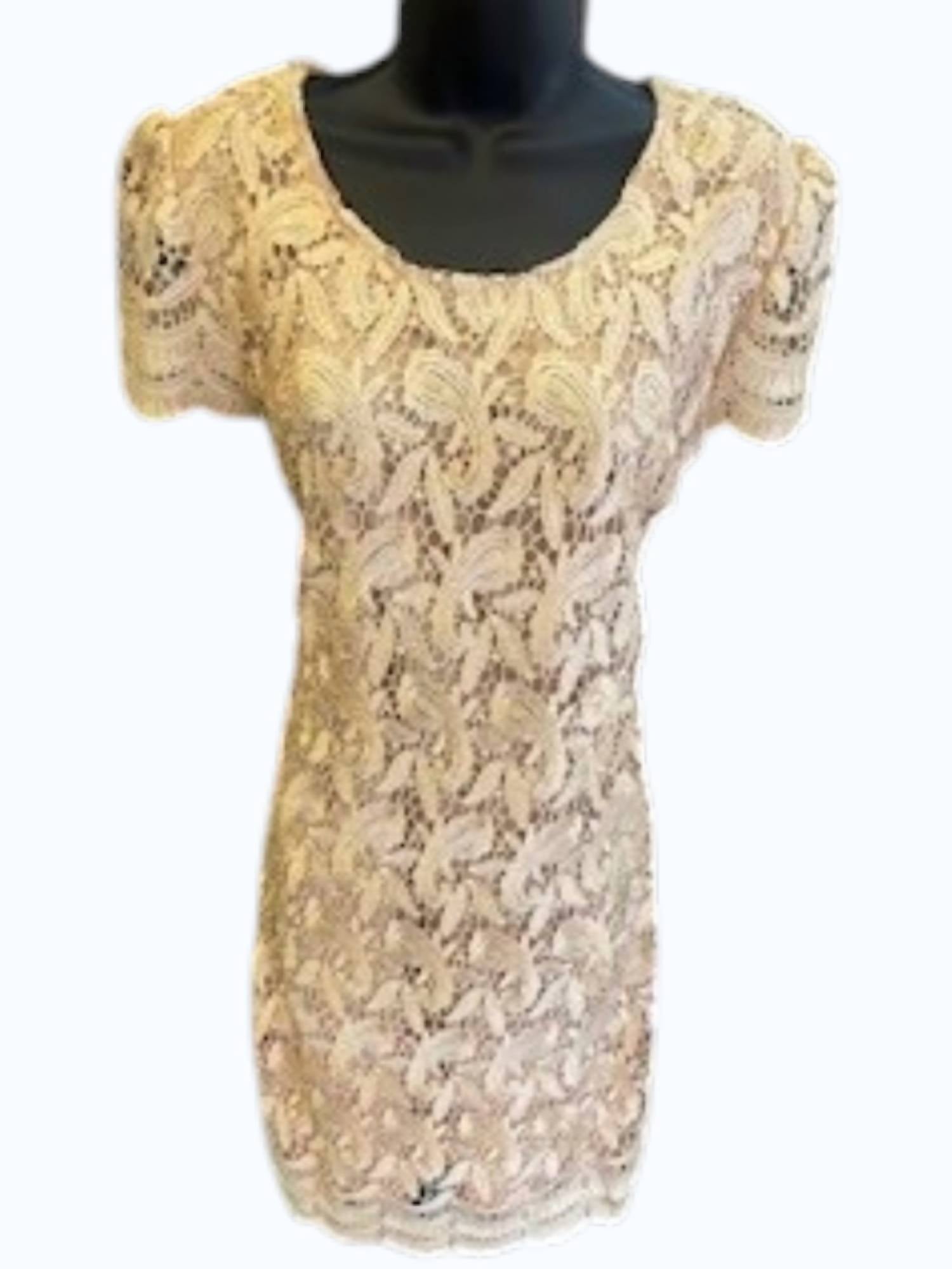 Michael K Women's Karla Pearl Embellished Dress in gold - women's dress