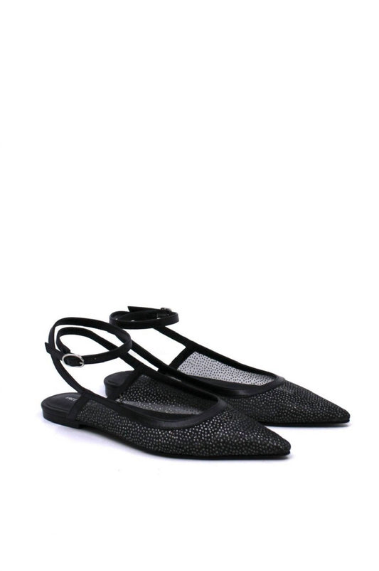 Free People - Women's Sheer Glitter Jules Flats