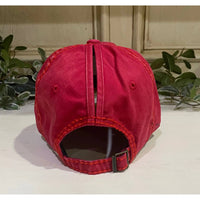 Olive & Pique - Vintage Crystal Embellished Ponytail Baseball Cap