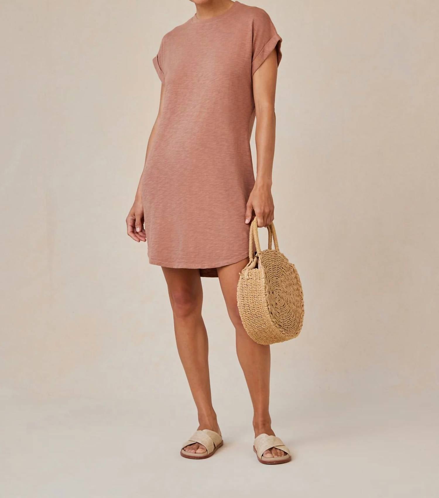 Bella Dahl - Roll Sleeve T-shirt Dress