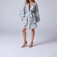 Noblesse Oblige Liberty Short Robe in english country garden - women's intimate