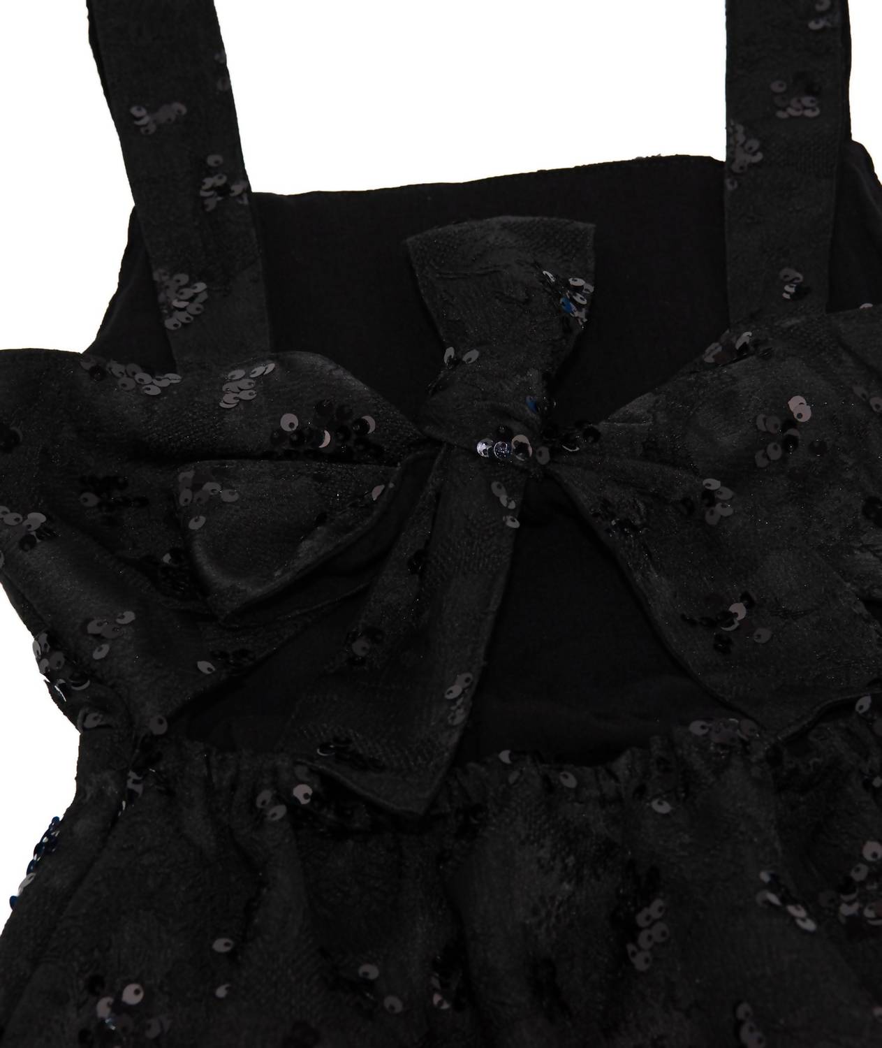 Flowers By Zoe - Girl's Aviana Textured Sequin Dress