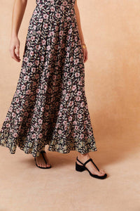 RIXO Women's Jayne Dress in carnation mix mauve - women's dress - alternate view