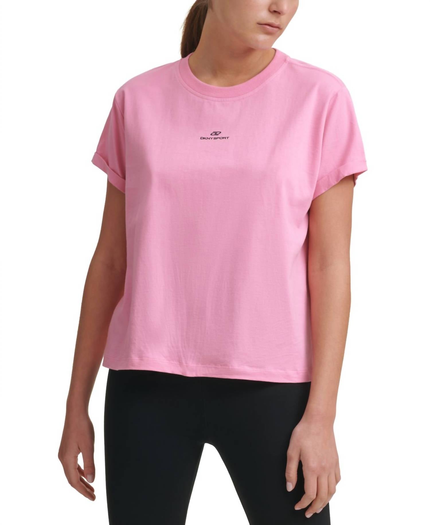 Dkny - Activewear Sport Cotton Logo T-Shirt