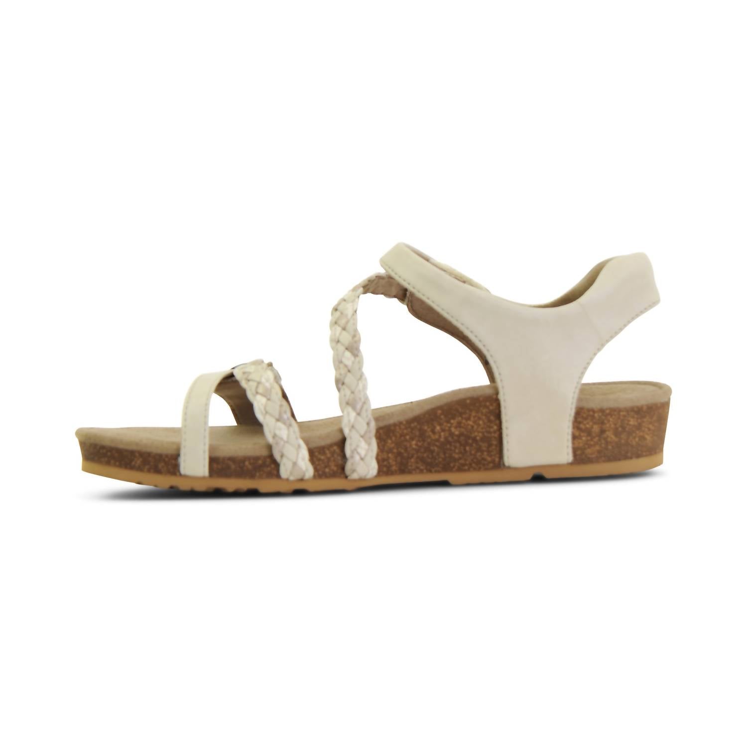 Aetrex - Women's Adjustable Braided Quarter Strap Sandals