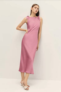 Elodie - Belle Satin Midi Dress
