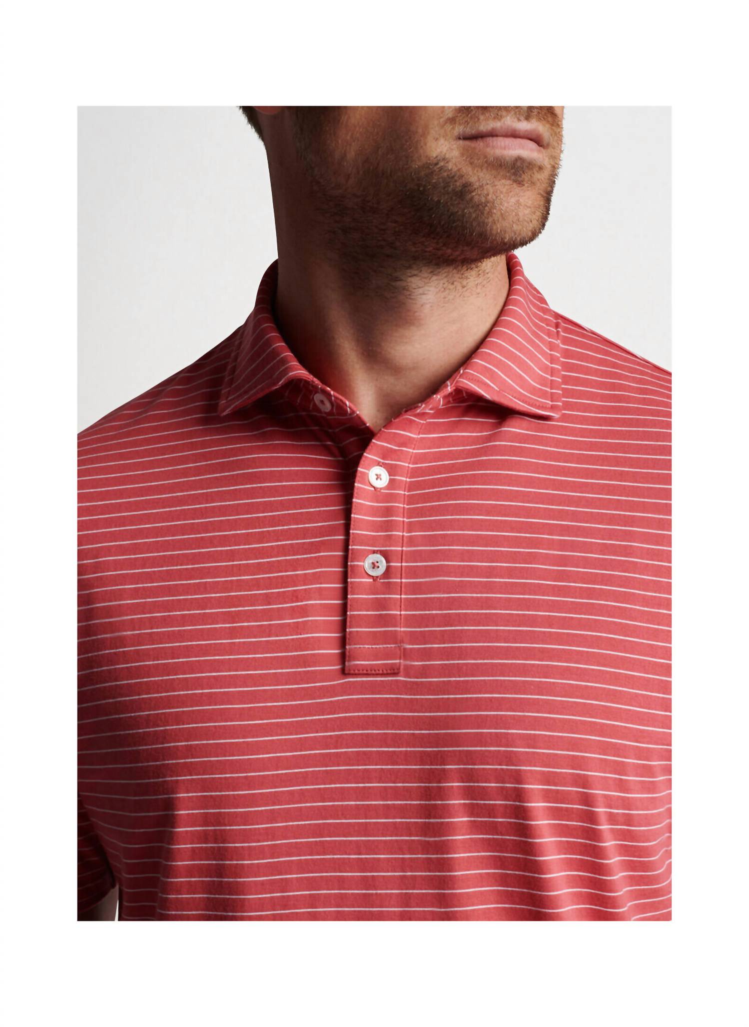 Peter Millar - Pilot Millcedar Stripe Short Sleeve Polo
