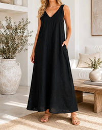 Elie Tahari - V-NECK DRESS