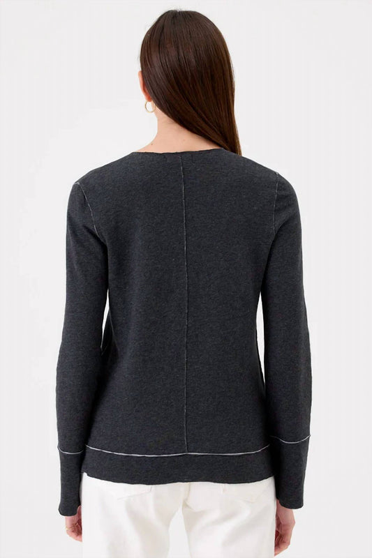 Goldie - Serena Double Face V Neck Top