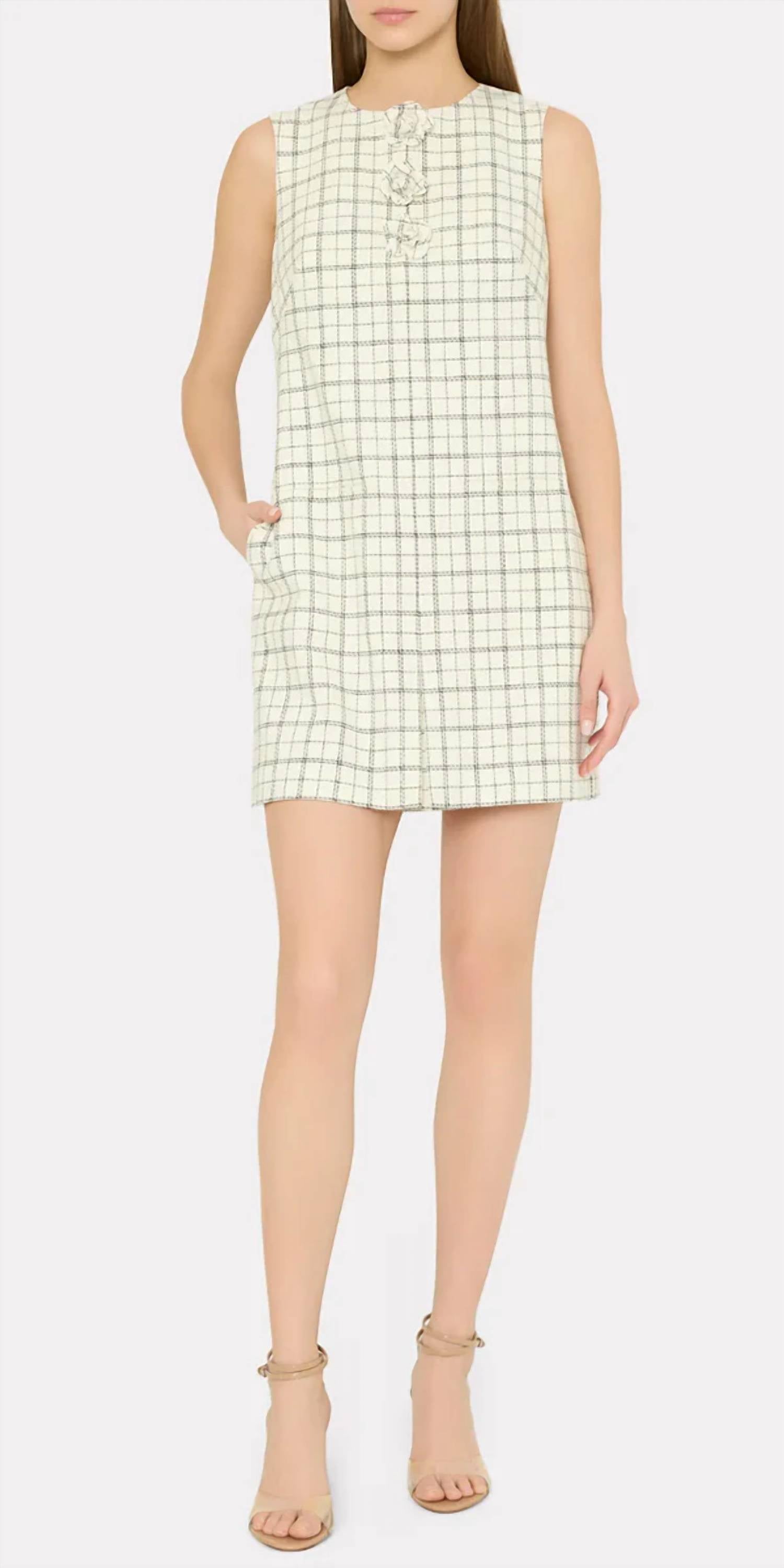Milly - Saylor Plaid Mini Dress