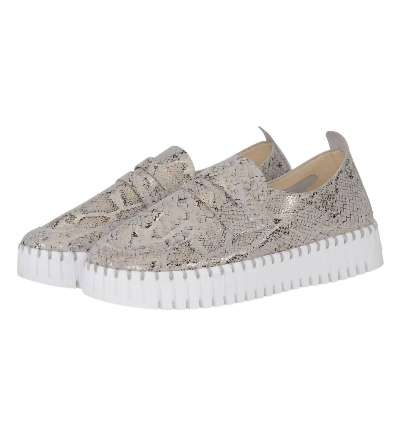 Ilse Jacobsen Women's Tulip 3868 Platform Shoes in wheat - women's shoe - view 4