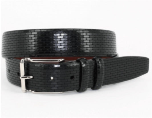 Torino Leather - Italian Laser Embossed Calfskin Belt