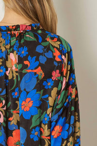 Entro - Bold Floral Print Top