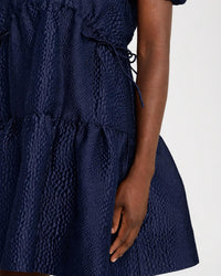 SEA Fayetta Mini Dress in navy - women's dress - view 4
