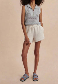 Varley - Bains Half Zip Tank Top