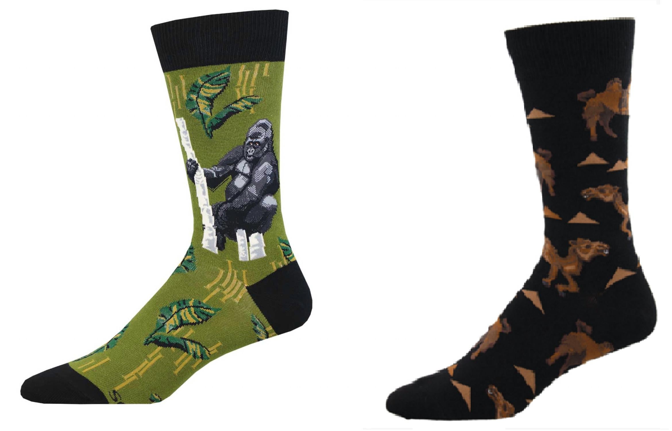 SOCKSMITH Men's Gorilla & Hump Day Hero Socks - Set Of 2 Pair in multi - men's item