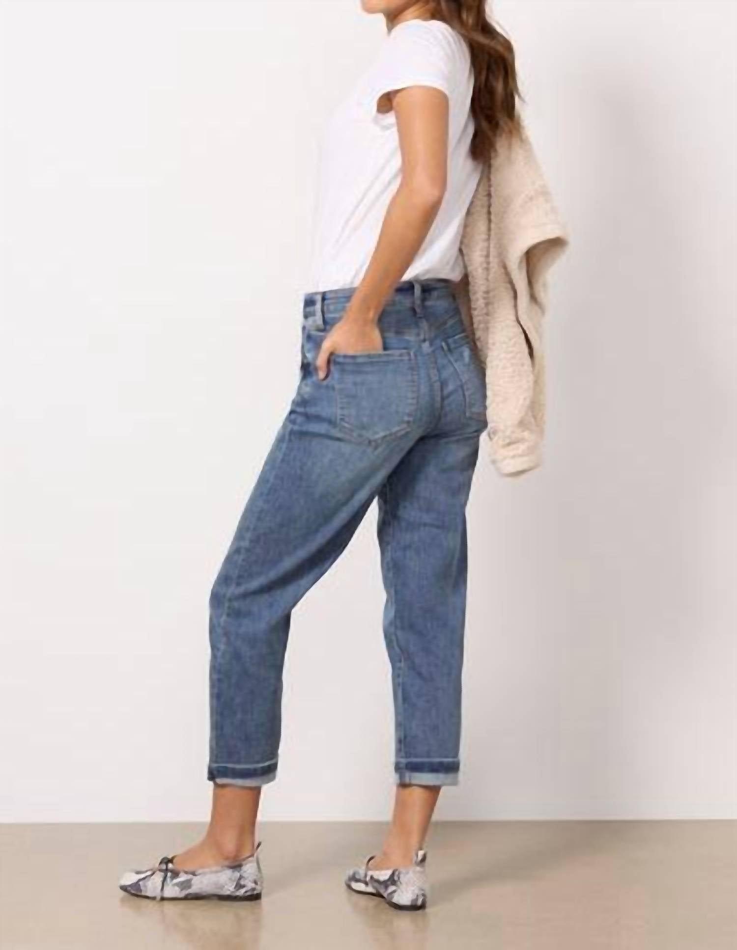 Kut From The Kloth - Sienna Baggy Boyfriend Crop Jean
