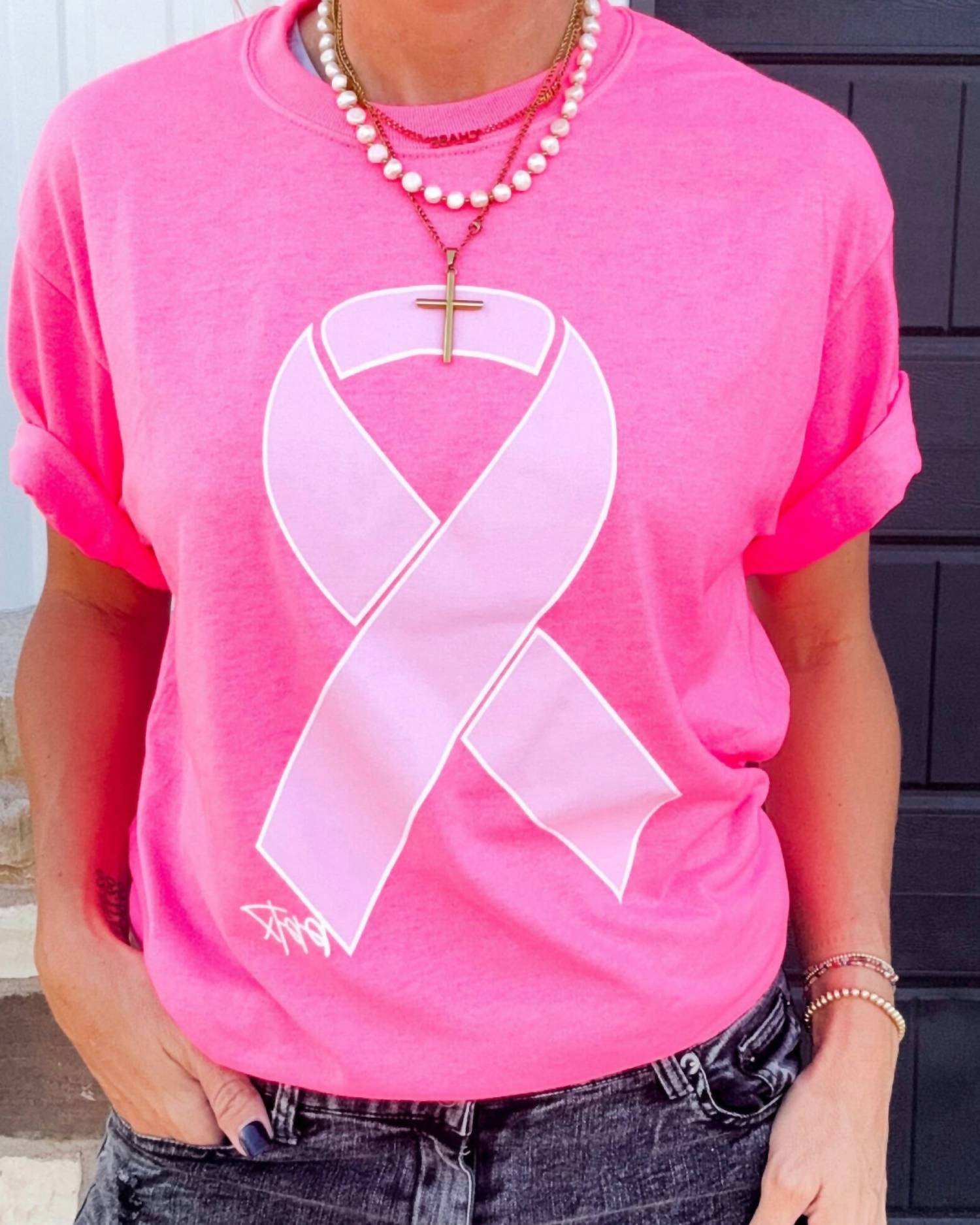 The Graphic Tee - Women's Ribbon Tee