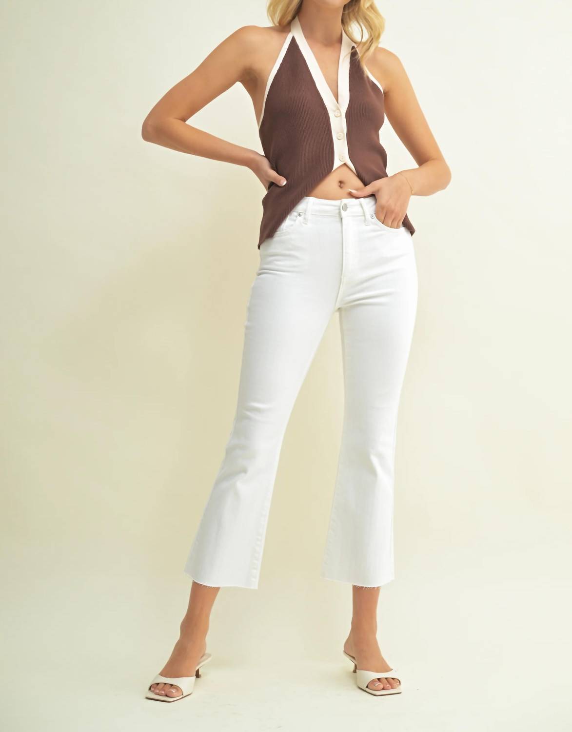 Jbd. - Cropped Kick Flare Jeans
