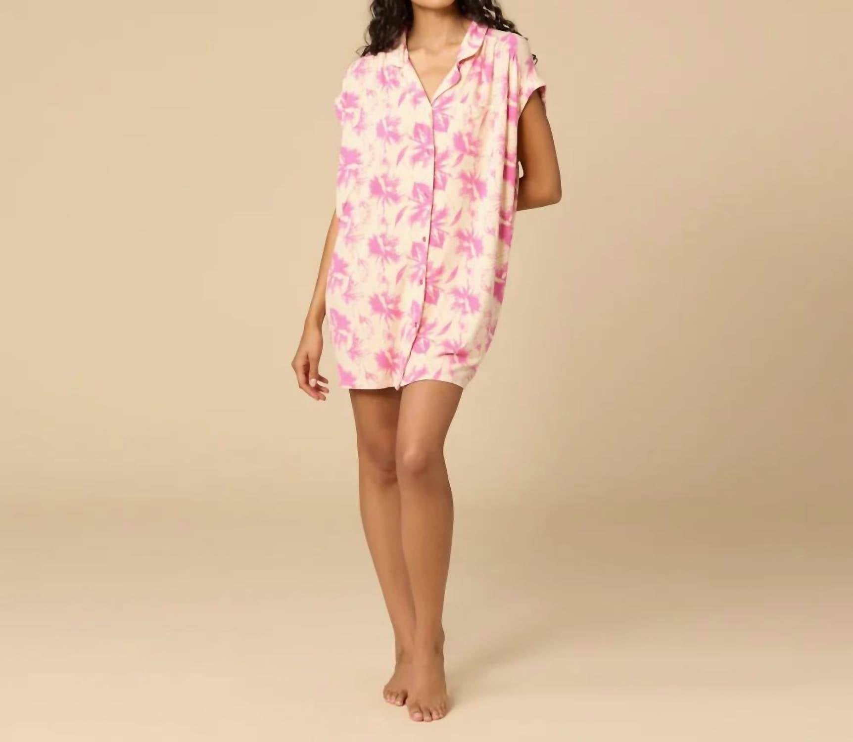 Softies - Caftan Mini Sleep Shirt