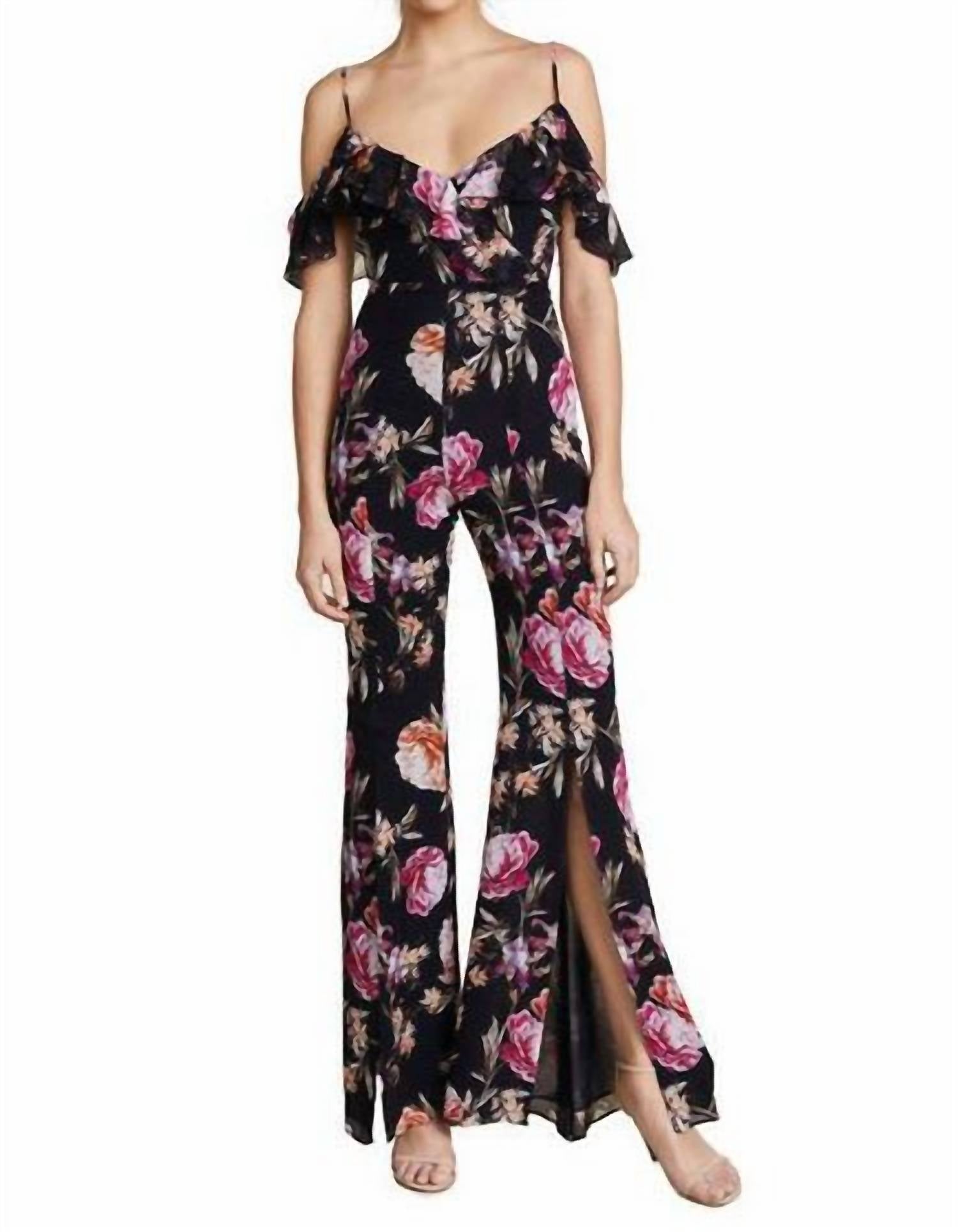 Nicholas - Lucile Floral Frill Jumpsuit