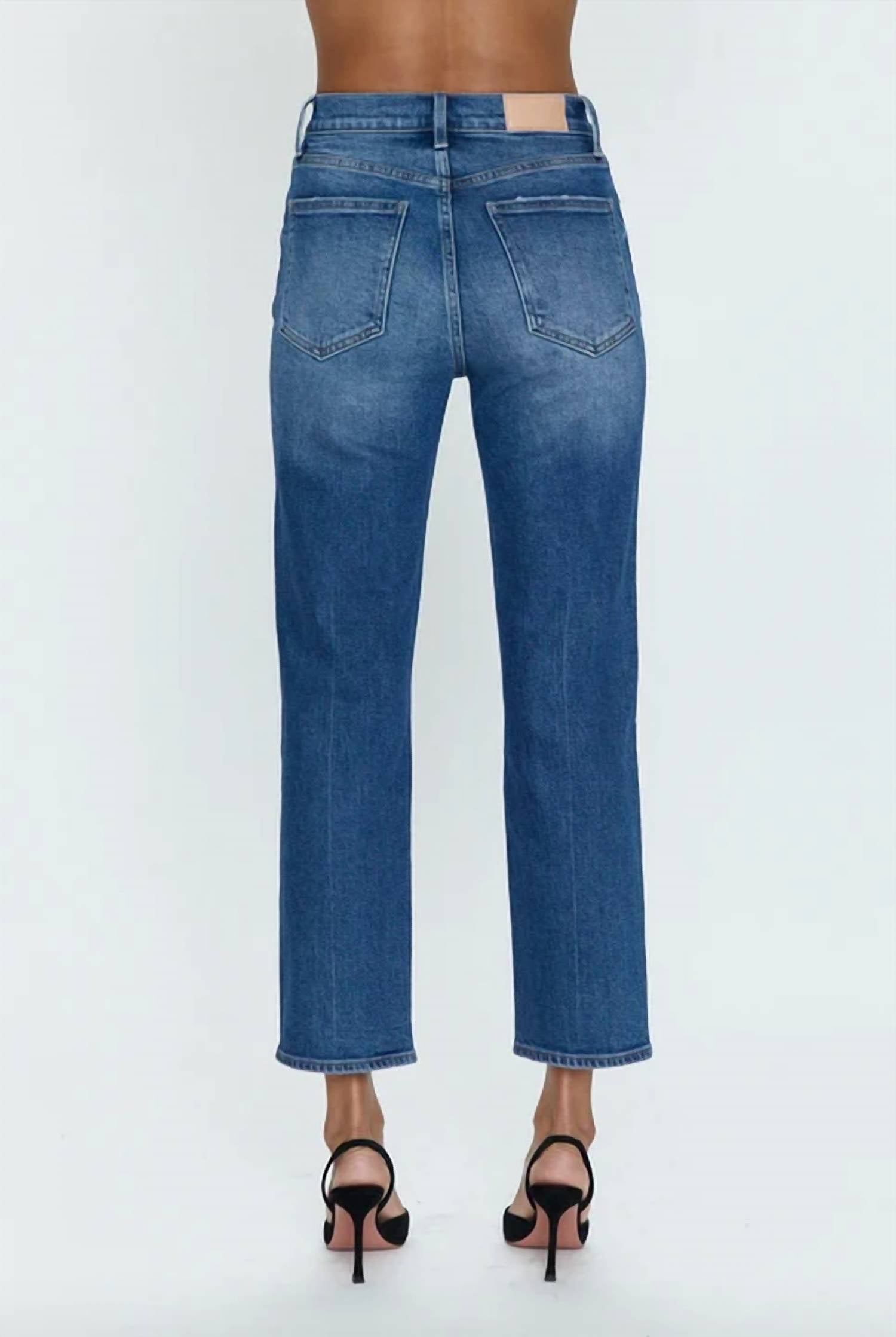 Pistola - Charlie High Rise Classic Straight Ankle Length Jeans