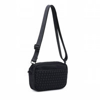 Sol And Selene - Women's Inspiration Woven Neoprene Crossbody Bag