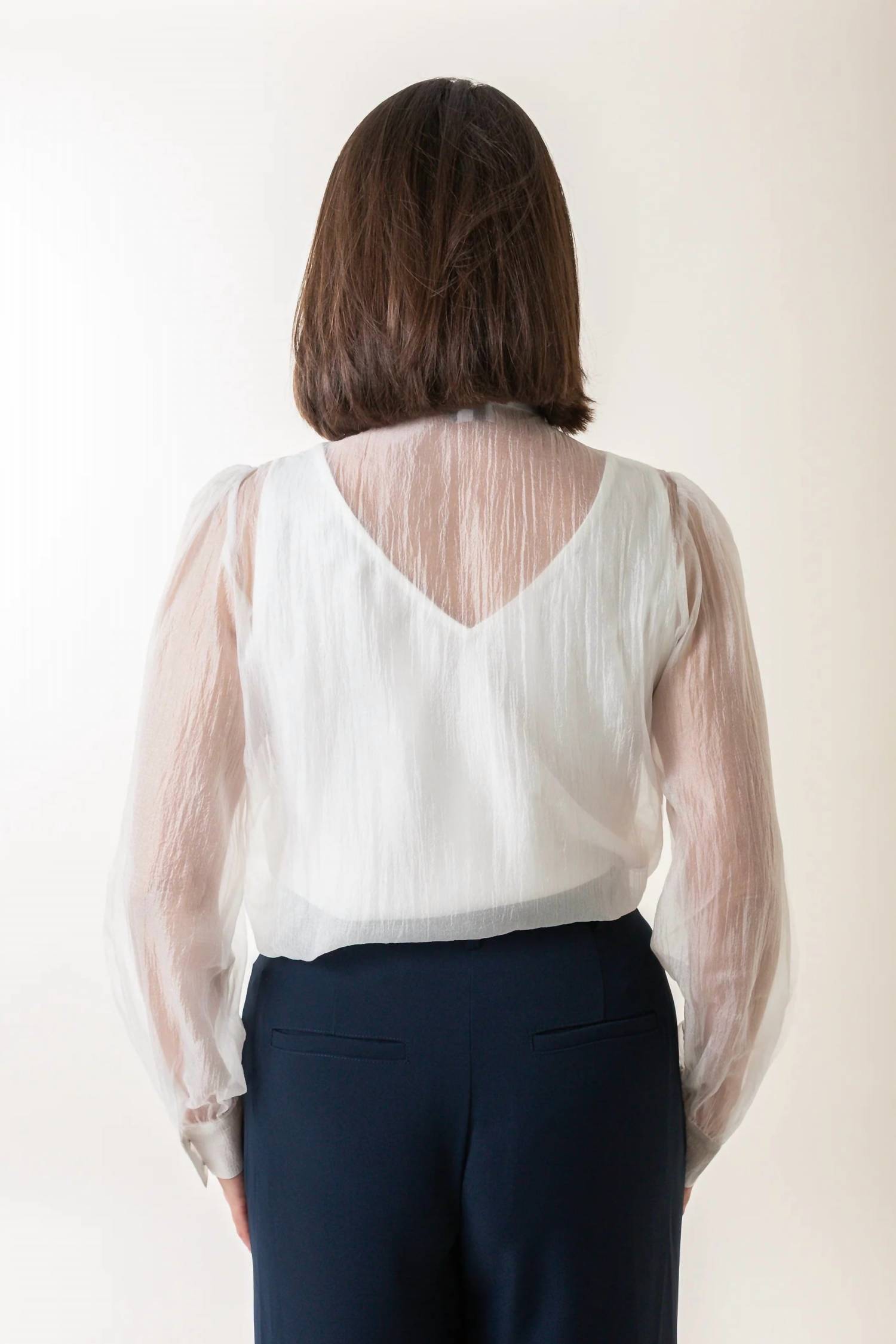 Lucy Paris - Natasia Sheer Blouse