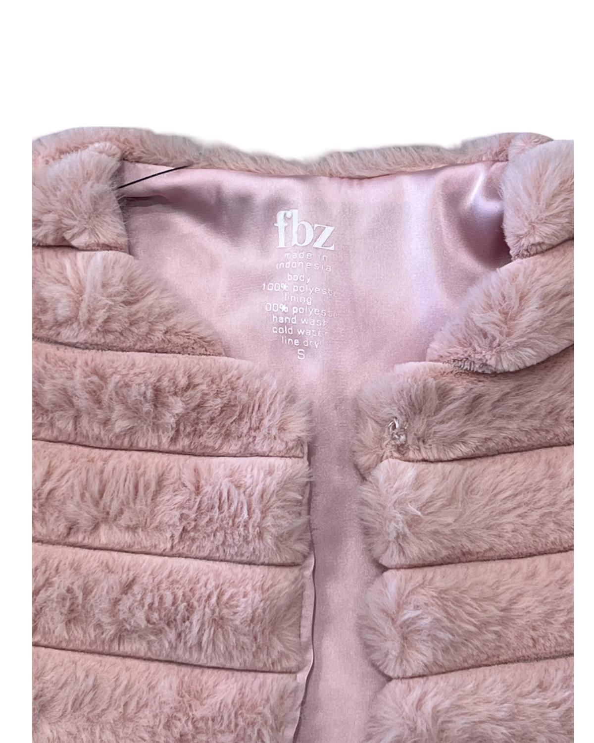 Flowers By Zoe - Girls Pink Fur Jacket