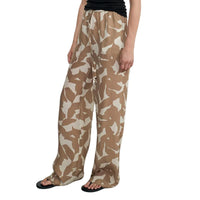 Enza Costa Women's Resort Pants in floral camo - women's pants - alternate view