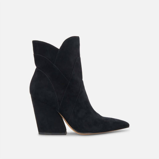 Dolce Vita - Women's Suede Heel Ankle Boots