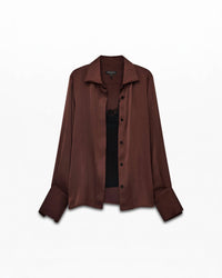 Rag & Bone Venus Lace Cami Blouse in umber - women's blouse - view 6