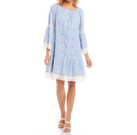 Karen Kane - Ellie Embroidered Mixed Lace Dress