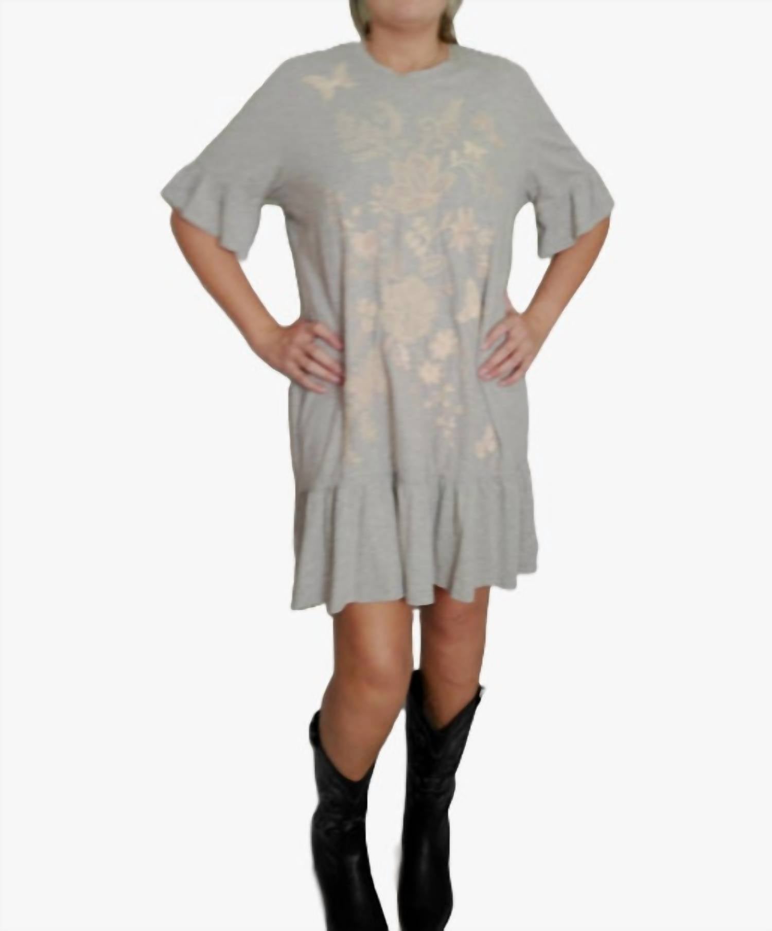 Johnny Was - RUFFLE SLEEVE KNIT DIINA DRESS