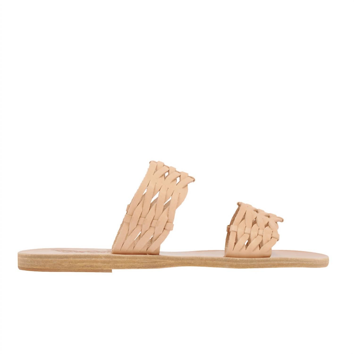 Ancient Greek Sandals - Women's Melia Woven Vachetta Sandals