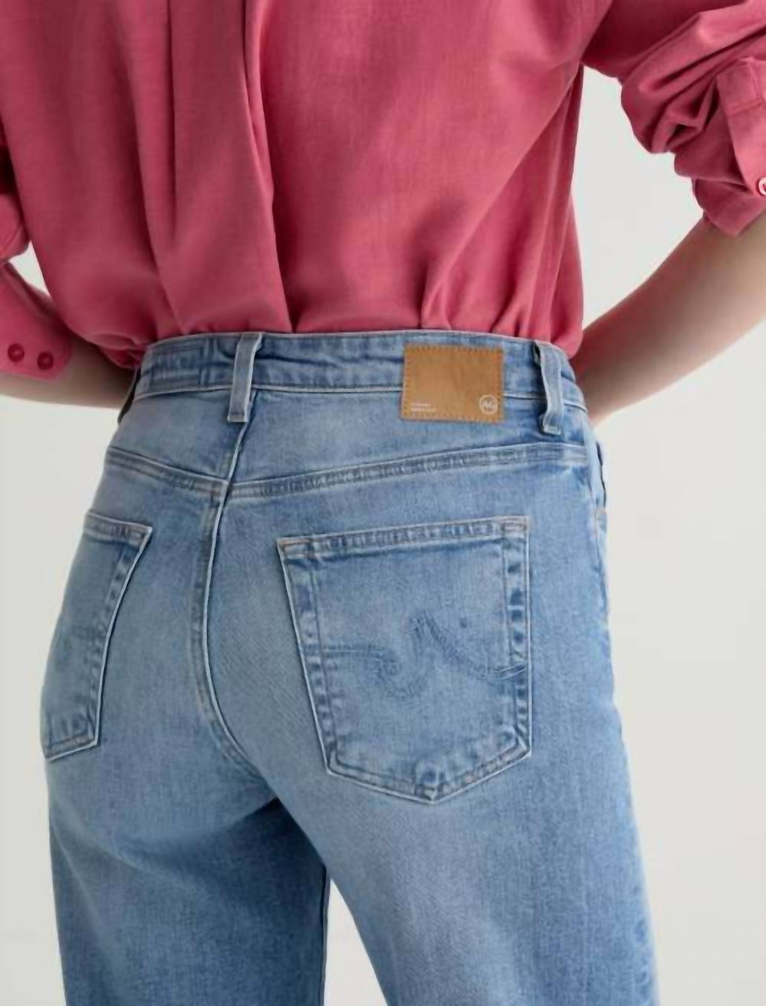 Ag Jeans - Saige Wide Leg Cropped Jeans