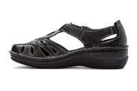 Propet - Women's Jenna Leather Cut-out Fisherman Sandals