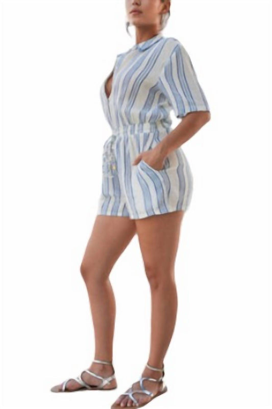 Debbie Katz - Sachi Striped Romper