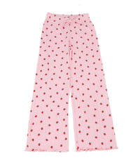 flowers by zoe Girl's Strawberry Pointelle Lounge Pant in pink - item - view 5